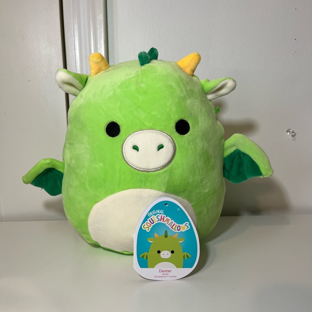 Squishmallow Dexter the Dragon 8” Stuffed Animal